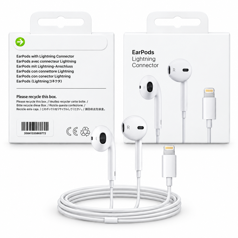 Wired Earphones with Lightning Connector