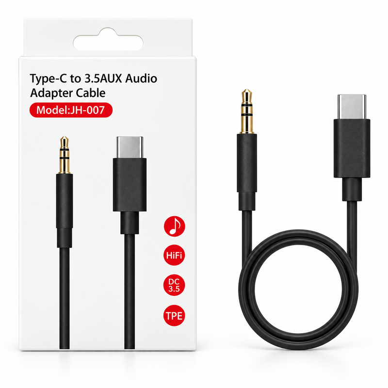 USB-C to 3.5mm AUX Audio Adapter Cable – JH-007